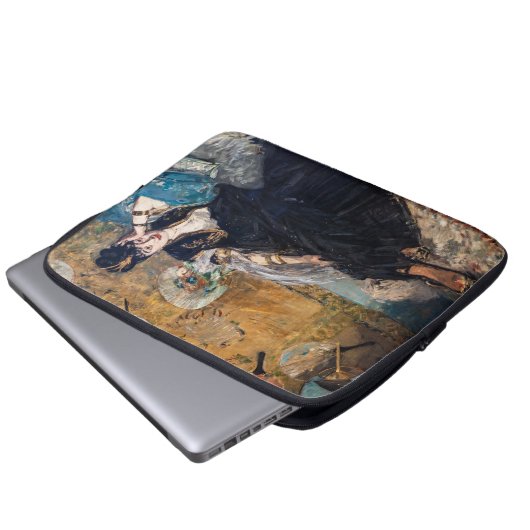 Edouard Manet - Lady with Fans Laptopschutzhülle (Vorne Knopf)