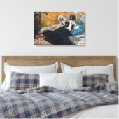 Edouard Manet - Lady with Fans Leinwanddruck (Insitu (Schlafzimmer))