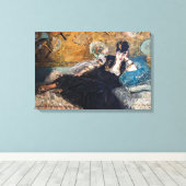 Edouard Manet - Lady with Fans Leinwanddruck (Insitu (Holzboden))