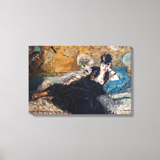 Edouard Manet - Lady with Fans Leinwanddruck (Vorderseite)
