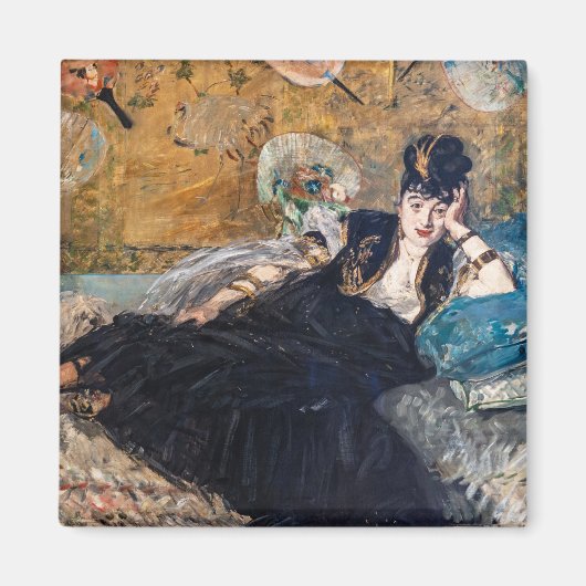 Edouard Manet - Lady with Fans Magnet (Vorne)