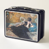 Edouard Manet - Lady with Fans Metall Brotdose (Rückseite)