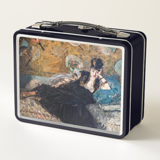 Edouard Manet - Lady with Fans Metall Brotdose (Rückseite)