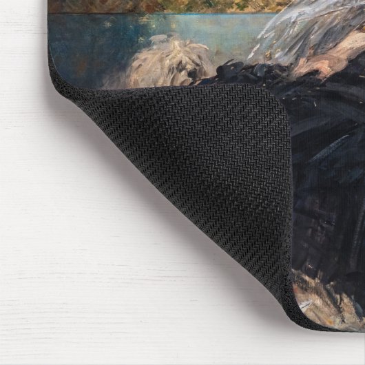 Edouard Manet - Lady with Fans Mousepad (Ecke)