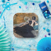 Edouard Manet - Lady with Fans Pappteller (Party)