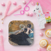 Edouard Manet - Lady with Fans Pappteller (Party)