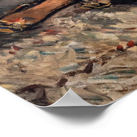 Edouard Manet - Lady with Fans Poster (Ecke)