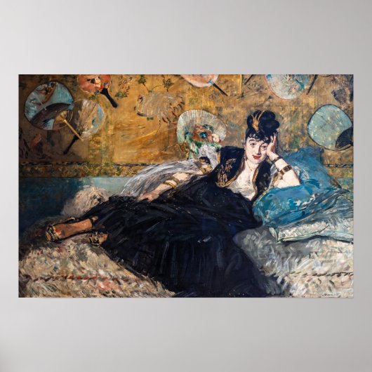 Edouard Manet - Lady with Fans Poster (Vorne)