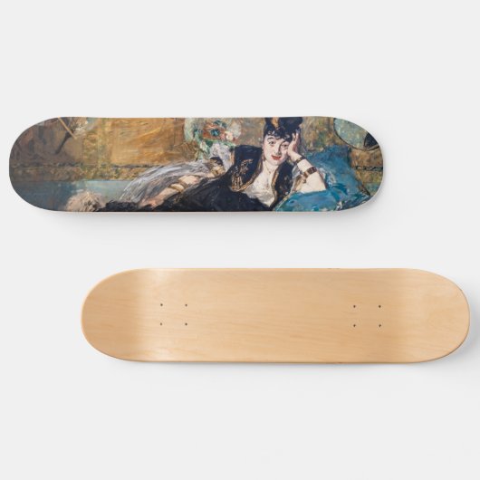 Edouard Manet - Lady with Fans Skateboard (Horizontal)
