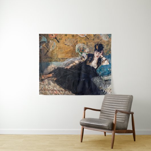 Edouard Manet - Lady with Fans Wandteppich (Beispiel (Horizontal))