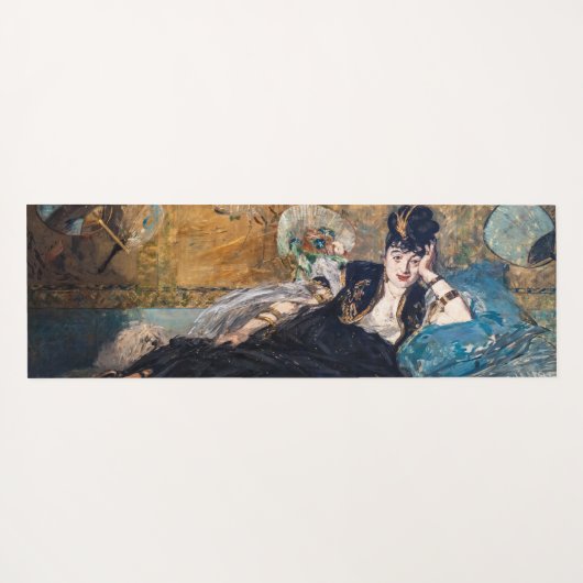 Edouard Manet - Lady with Fans Yogamatte (Rückseite (Horizontal))