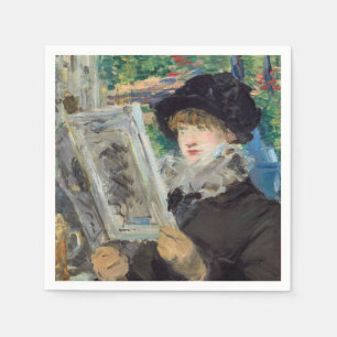Edouard Manet - Lesende Frau Serviette