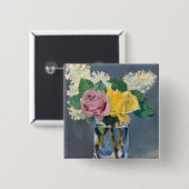 Edouard Manet - Lilacs und Rose Button (Vorne & Hinten)