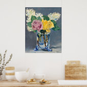 Edouard Manet - Lilacs und Rose Poster (Küche)