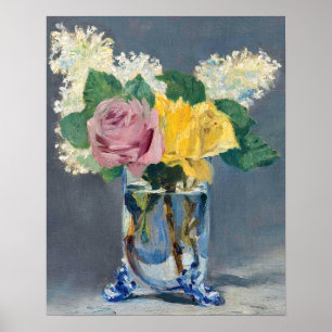 Edouard Manet - Lilacs und Rose Poster