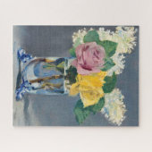 Edouard Manet - Lilacs und Rose Puzzle (Horizontal)