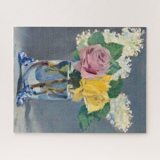 Edouard Manet - Lilacs und Rose Puzzle (Horizontal)