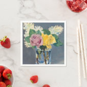 Edouard Manet - Lilacs und Rose Serviette (Beispiel)