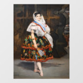 Edouard Manet - Lola de Valence Fensteraufkleber (Blatt)