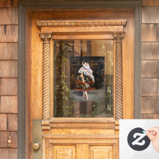 Edouard Manet - Lola de Valence Fensteraufkleber (Haustür)
