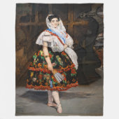 Edouard Manet - Lola de Valence Fleecedecke (Vorderseite)