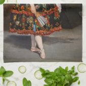 Edouard Manet - Lola de Valence Geschirrtuch (Gefaltet)