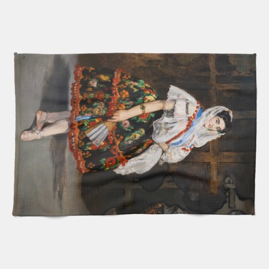 Edouard Manet - Lola de Valence Geschirrtuch (Horizontal)