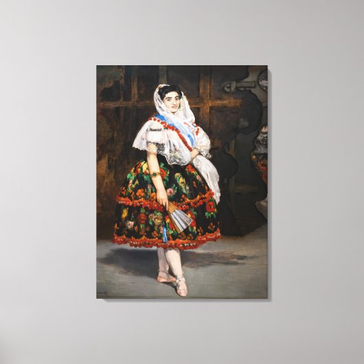 Edouard Manet - Lola de Valence Leinwanddruck (Vorderseite)