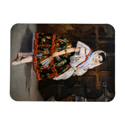 Edouard Manet - Lola de Valence Magnet (Horizontal)