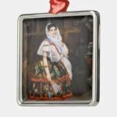 Edouard Manet - Lola de Valence Ornament Aus Metall (Links)