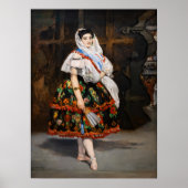 Edouard Manet - Lola de Valence Poster (Vorne)
