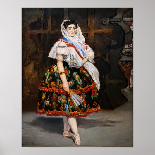 Edouard Manet - Lola de Valence Poster (Vorne)