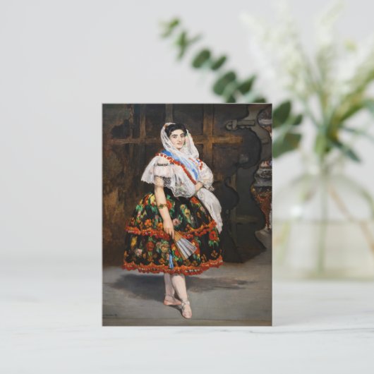 Edouard Manet - Lola de Valence Postkarte (Stehend Vorderseite)