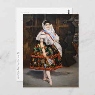 Edouard Manet - Lola de Valence Postkarte