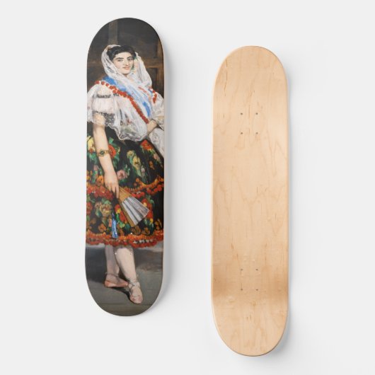 Edouard Manet - Lola de Valence Skateboard (Vorderseite)