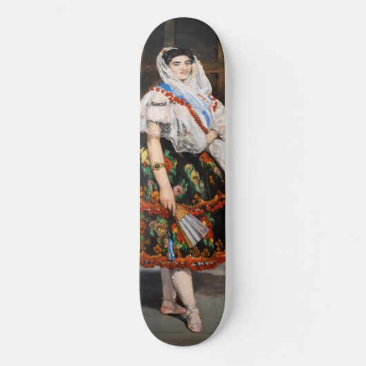 Edouard Manet - Lola de Valence Skateboard (Vorderseite)