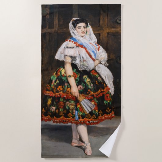 Edouard Manet - Lola de Valence Strandtuch (Vorderseite)