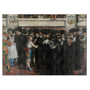 Edouard Manet - Maskenball in der Oper Schneidebrett