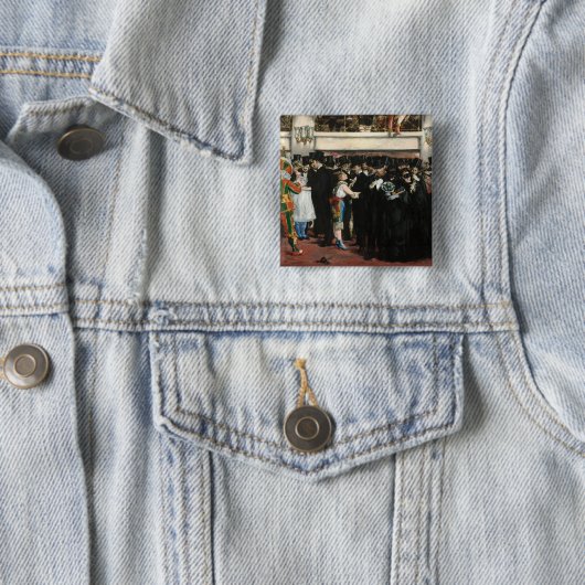 Edouard Manet - Maskierter Ball an der Oper Button (Beispiel)