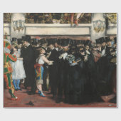 Edouard Manet - Maskierter Ball an der Oper Geschenkpapier (Flach)
