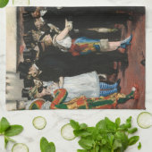 Edouard Manet - Maskierter Ball an der Oper Geschirrtuch (Gefaltet)