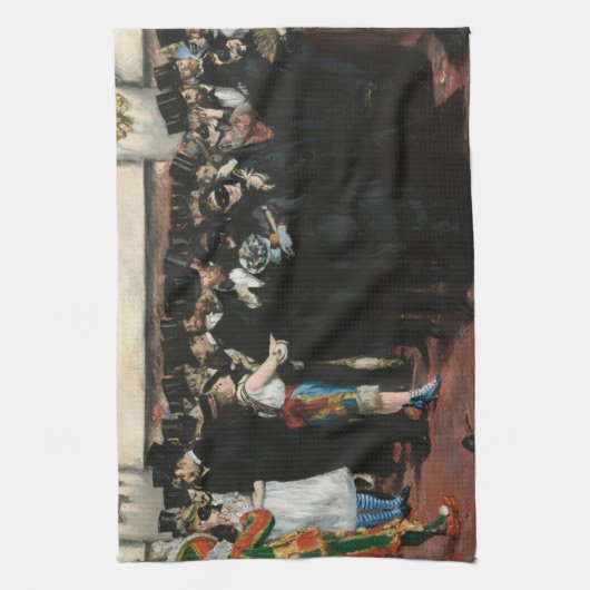 Edouard Manet - Maskierter Ball an der Oper Geschirrtuch (Vertikal)