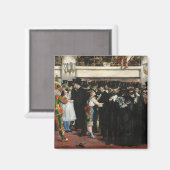 Edouard Manet - Maskierter Ball an der Oper Magnet (Vorderseite/Rückseite)