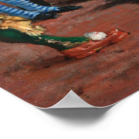 Edouard Manet - Maskierter Ball an der Oper Poster (Ecke)