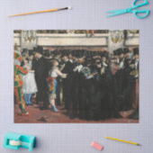 Edouard Manet - Maskierter Ball an der Oper Seidenpapier (Basteln)