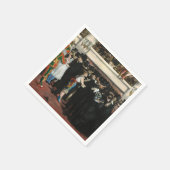 Edouard Manet - Maskierter Ball an der Oper Serviette (Ecke)