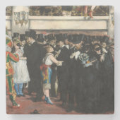 Edouard Manet - Maskierter Ball an der Oper Steinuntersetzer (Vorderseite)
