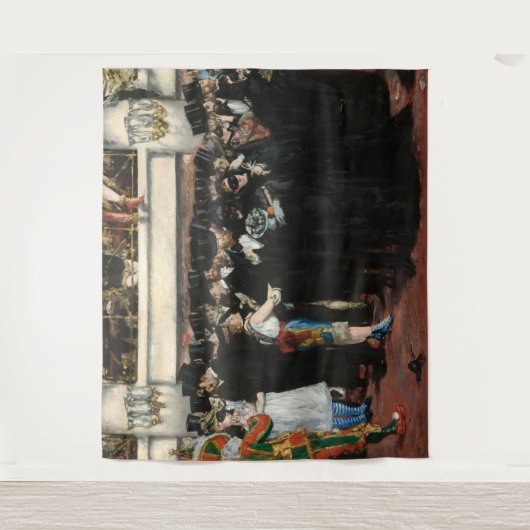 Edouard Manet - Maskierter Ball an der Oper Wandteppich (Vorderseite)