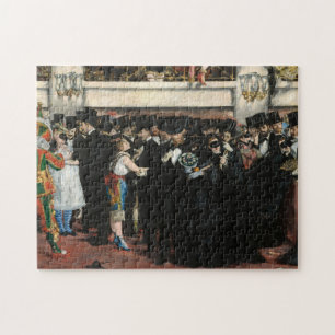 Edouard Manet - Maskierter Ball im Opernhaus Puzzle
