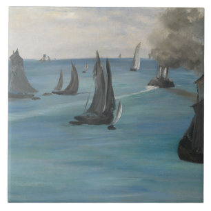 Edouard Manet - Meerblick, ruhiges Wetter Fliese